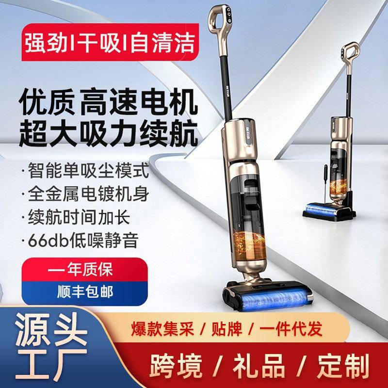 家用洗地机智能自清洁拖地机语音无线手推式吸拖洗一体机