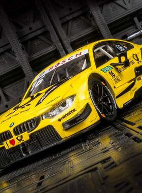 彩珀68256K仿真M4DTM拉力赛车合金模型汽车摆件声光玩具收藏1:24