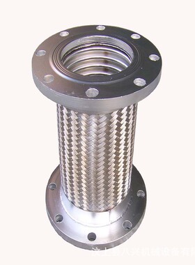 不锈钢软管软连接 金属软管 法兰式不锈钢波纹管 DN50 65 80 100