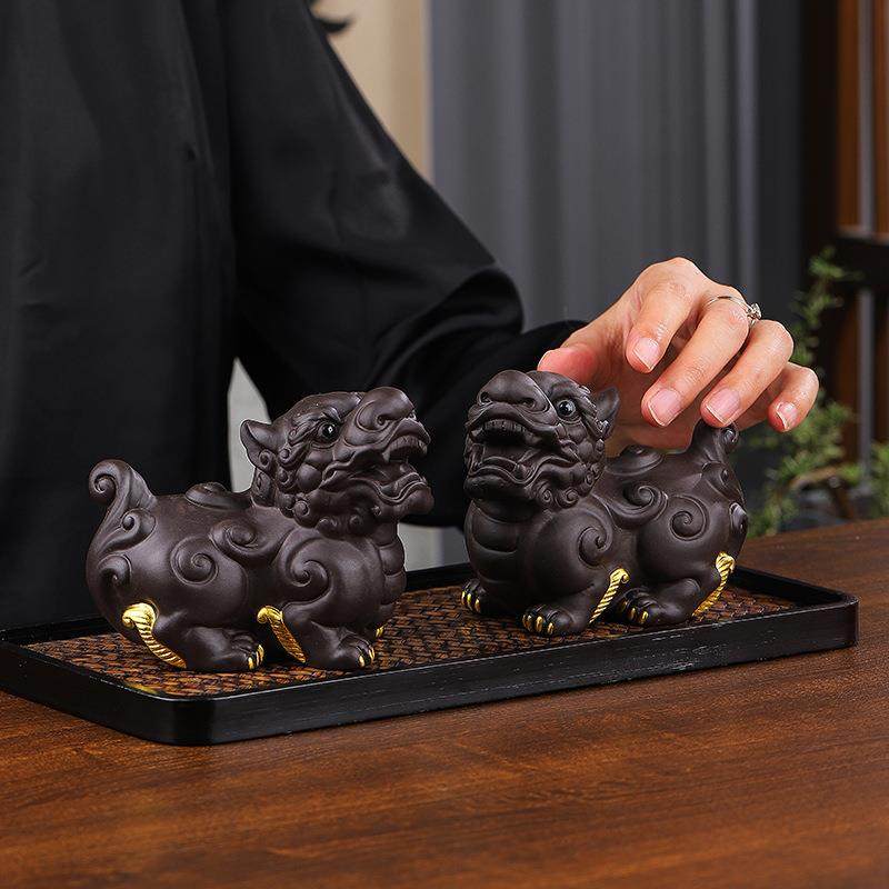 紫砂创意招财貔貅可养茶宠个性茶玩摆件茶桌茶盘茶台茶具茶道配件,婴童用品,其它婴童用品,淘宝优惠券,粉丝福利购,淘宝优惠卷
