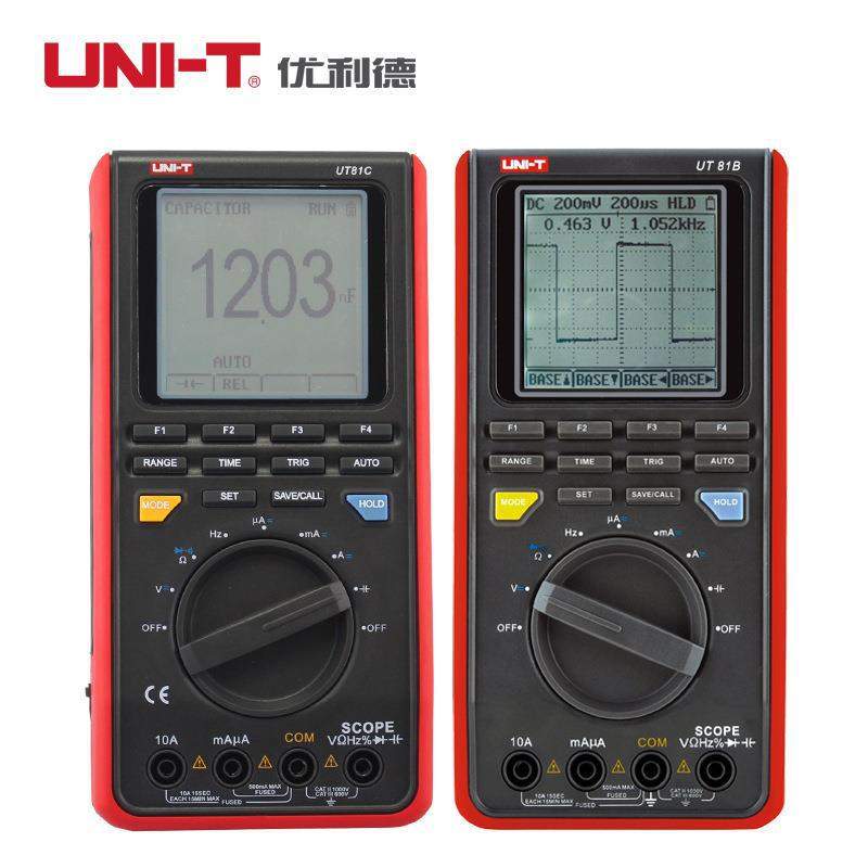 优利德UT81B/UT81C 示波型数字万用表 USB传输 示波表储存示波器