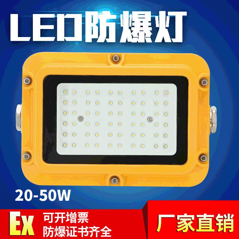 直销20W30W吸顶式防爆灯仓库照明灯投光灯泛光灯LED防爆灯
