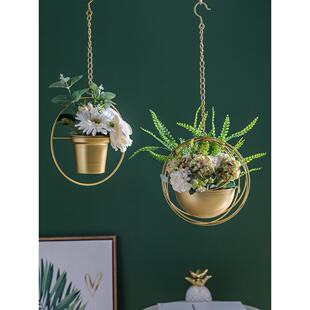 网红店北欧创意吊挂花架装饰客厅墙上挂饰墙壁墙面奶茶店装饰花架