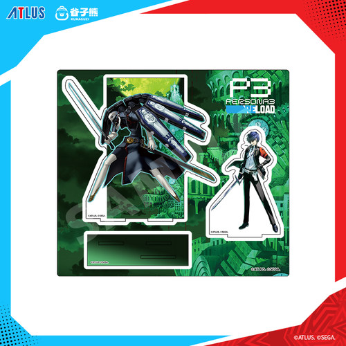 现货谷子熊女神异闻录Persona3Reload主人公多插组合立牌周边