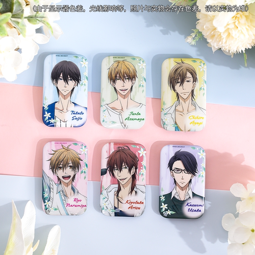 现货 谷子熊出品 我让最想被拥抱的男人给威胁了 圆角方徽章 周边