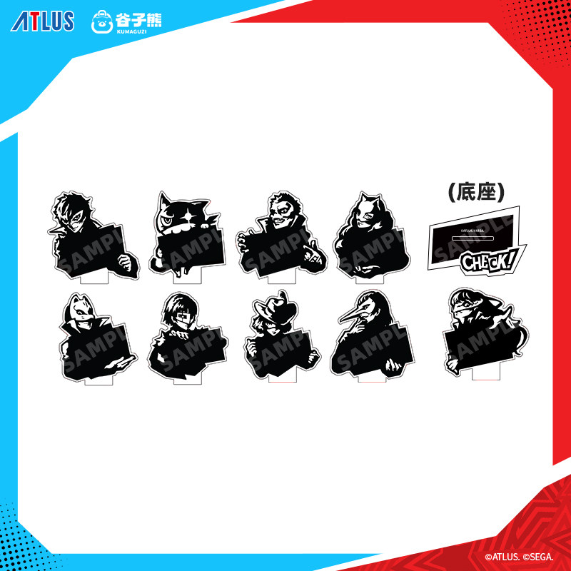 现货谷子熊女神异闻录PERSONA5THEROYAL亚克力留言板周边