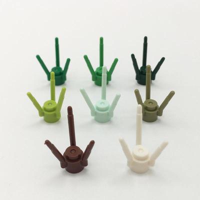 兼容乐高小颗粒积木3741小草花茎干植物装饰拼装MOC益智零配件