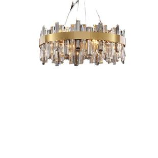 后现代水晶吊灯LED简约家居样板间客厅创意个性 设计房间餐厅灯