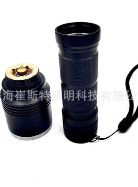 韩国首尔15W紫光灯65nm黑镜荧光手电筒验钞纸币钱币收藏伍德氏灯