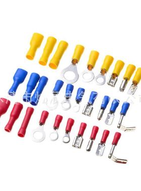 电商冷压端子盒装720PCS接线连接端子铜端子叉型