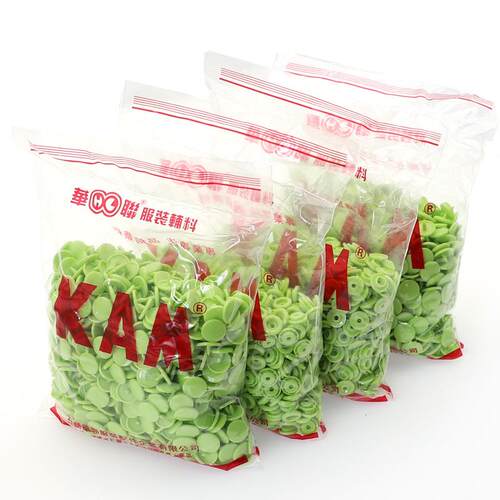 5亮面沙面树脂四合扣华联T5长针KT5开口塑料服装按扣文件纽扣