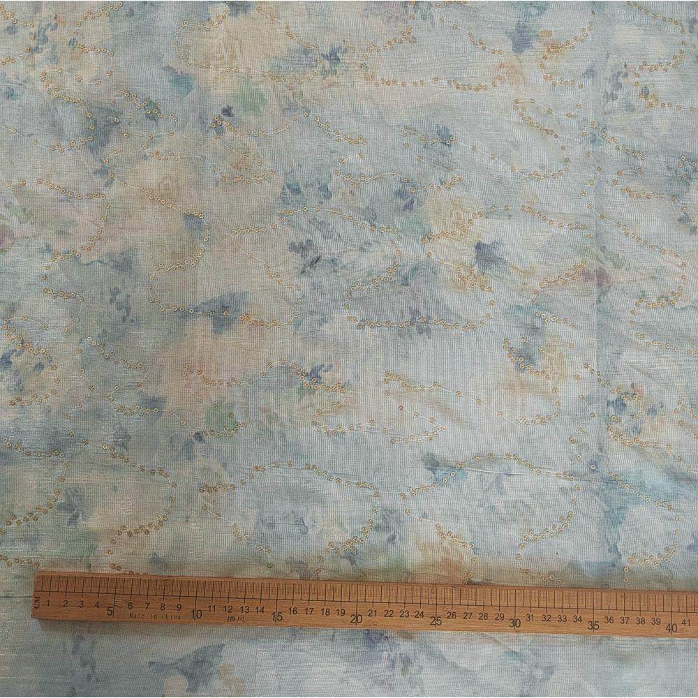 EG-1921022雪纺+数码印花亮片珠片绣花刺绣面料厂家直销,居家布艺,绣布,淘宝优惠券,粉丝福利购,淘宝优惠卷