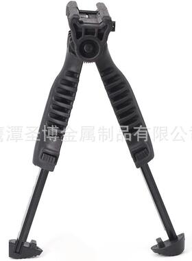 户外塑料两用伸缩脚架20mm导轨可调节bipod便携野营便携野营装备