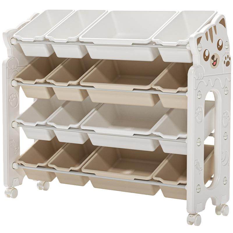 儿童玩具收纳架盒收纳玩具宝宝整理柜置物书架储物箱多层分类,住宅家具,儿童书柜,淘宝优惠券,粉丝福利购,淘宝优惠卷