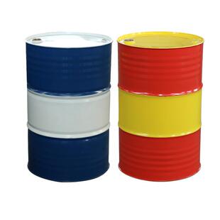 油桶铁桶200l大铁桶镀锌桶200升双色桶化工桶208升钢桶大号铁皮桶