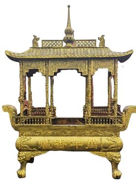 寺庙香炉铸铁焚香炉化香炉室外天地炉大型插香炉宗祠铸铜烧香炉鼎