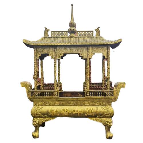 寺庙香炉铸铁焚香炉化香炉室外天地炉大型插香炉宗祠铸铜烧香炉鼎