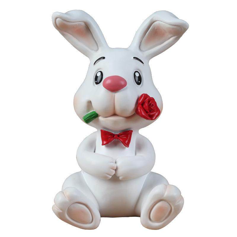 创意小兔眼镜座树脂工艺品少女桌面可爱动物眼镜支架礼物家居摆件,家居饰品,装饰摆件,淘宝优惠券,粉丝福利购,淘宝优惠卷