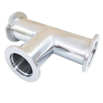 304不锈钢真空快装三通KF25等径异径法兰卡盘卡箍接头K16新款