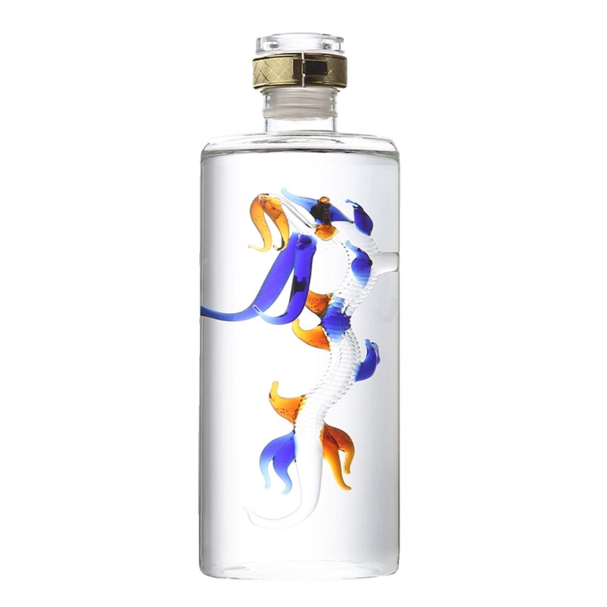 容白酒瓶空瓶密明封家用礼盒包UDD装璃透1斤装龙年酒玻壶装酒器