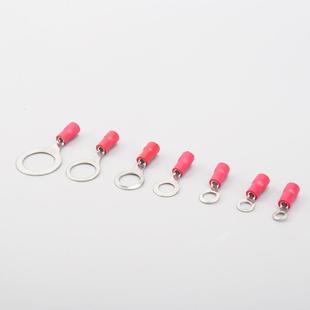 圆形预绝缘端头端子RV2.5 圆形预绝缘冷压接线端子 4大型黄铜款