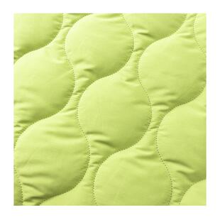 夹棉绣花面料涤纶秋冬衍缝棉服波浪葫芦绗棉布箱包设计师刺绣布料