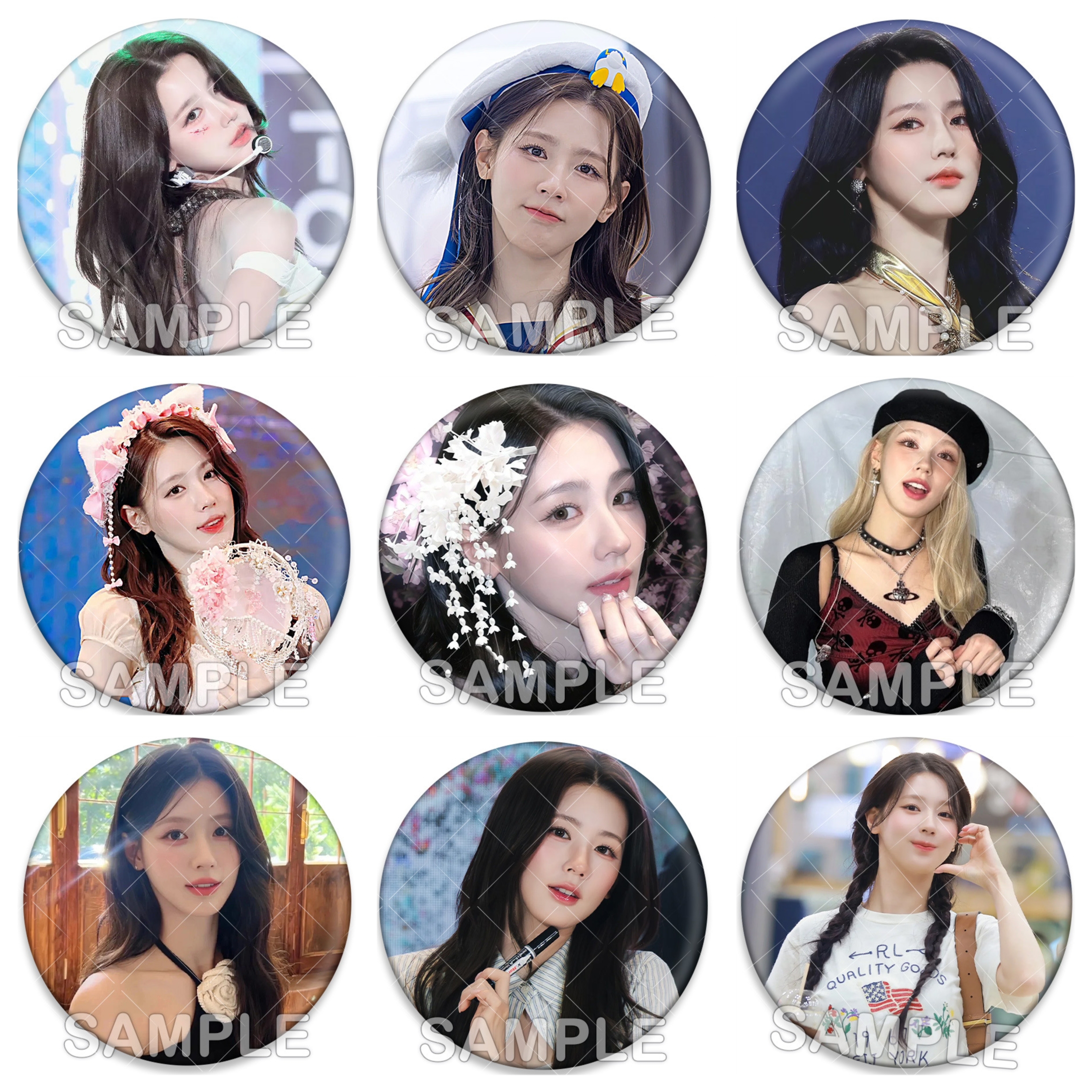 赵美延周边高颜值甜美吧唧镭射徽章演唱会粉丝应援胸针马口铁挂件