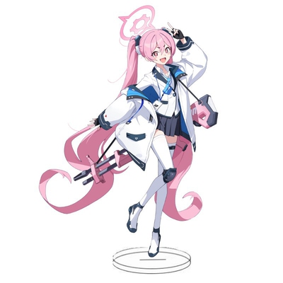 蔚蓝档案 动漫手游周边立牌 碧蓝档案白子宫子双面亚克力摆件摆台