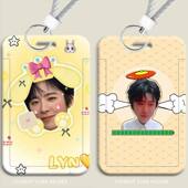 可爱刘宇宁周边滑盖卡套学生饭卡公交卡保护套门禁卡水卡校园卡