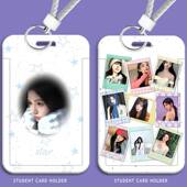 鞠婧祎可爱周边学生滑盖饭卡套身份证保护套门禁校园公交卡