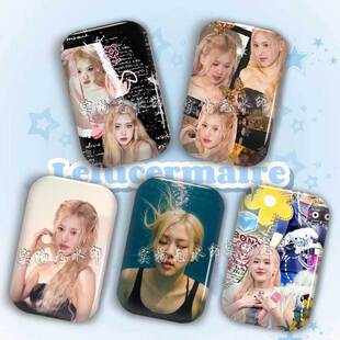 BLACKPINK朴彩英ROSE演唱会异形方形吧唧徽章粉丝应援礼物挂件