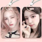 赵美延可爱明星学生滑盖卡套饭卡公交卡身份证件保护套门禁卡校园