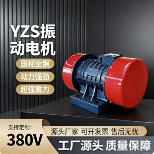 YZS高效振动电机三相异步纯铜国标380V大功率振动筛专用电动机