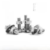 碳钢镀锌201 304不锈钢空调脚螺钉组合螺钉空调机架固定机脚螺栓