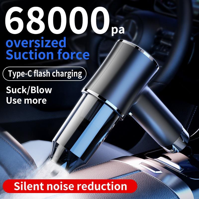 新款车载吸尘器车用无线充电汽车家用大吸力功率小型手持迷你车内
