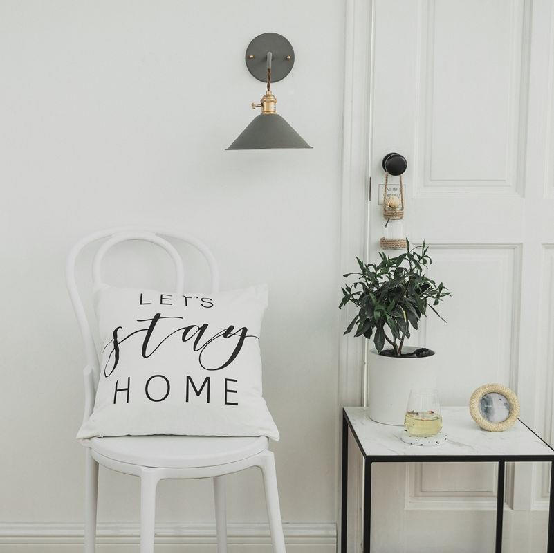 北欧黑靠简套约抱枕套 沙发抱枕帆布垫布艺白风 宅系抱枕