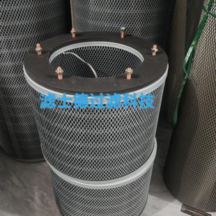 工业除尘滤芯六螺杆碳黑防静电阻燃除尘滤筒锂电池粉尘滤筒