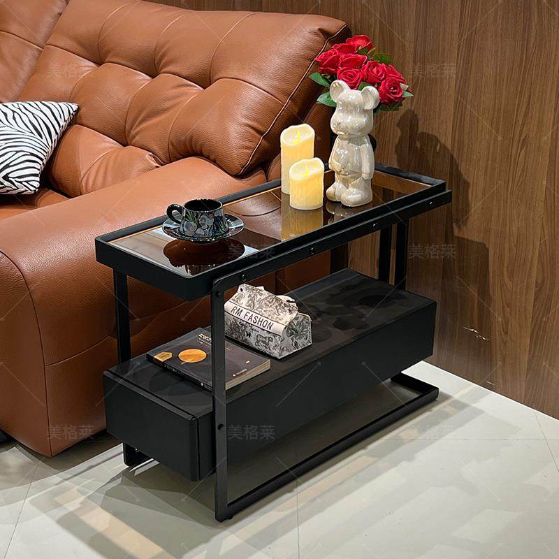 奶油风边柜实木简约智能轻奢沙发边几家用客厅侧边柜现代意式茶几,橡塑材料及制品,亚克力管/有机玻璃管,淘宝优惠券,粉丝福利购,淘宝优惠卷