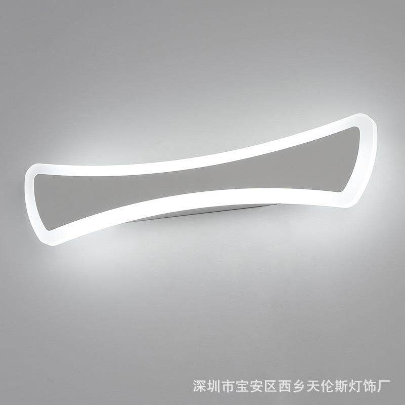 镜前灯亚克力卫生间卧室led浴室换衣间走廊柜灯化妆灯led镜灯带