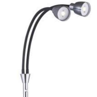 跨境电商热销款 室内家居照明可调角度 铬色双头落地灯北欧现代风格