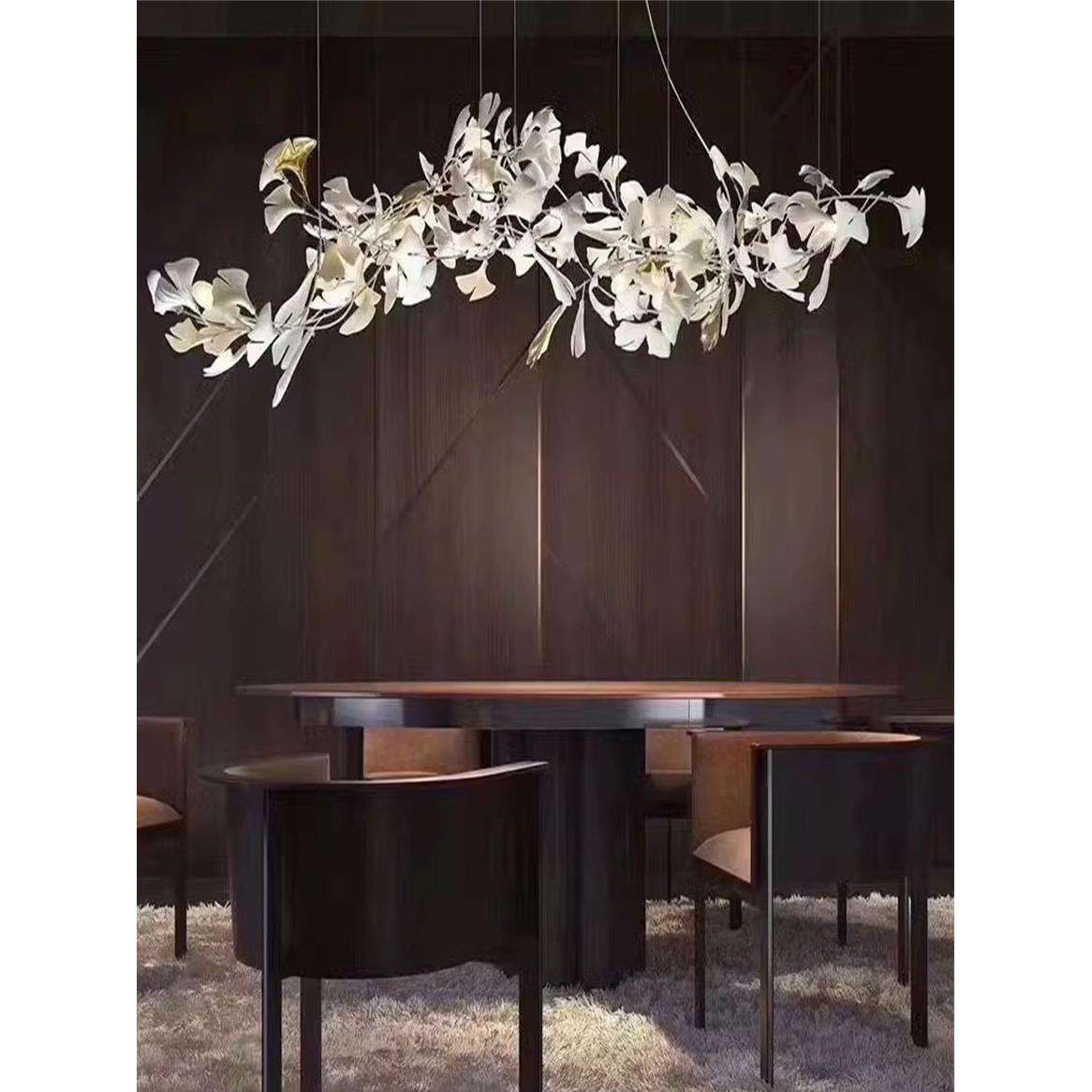 简约个性餐厅吧台吊灯艺术陶瓷设计师客厅别墅创意前台售楼部灯具