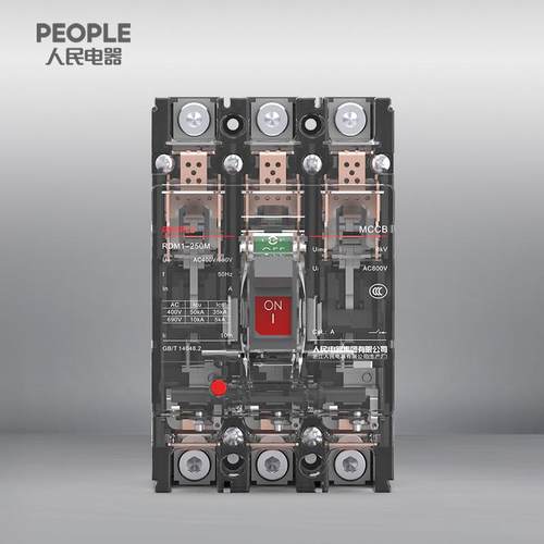 中国人民电器集团RDM1-125M/3300 (10-125A)透明外壳3P塑壳断路器
