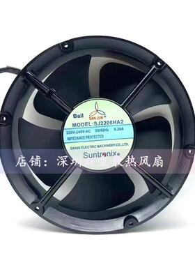 原装三巨 SJ2206HA2 22060 220V 0.28a 20cm圆形 机柜 散热风扇