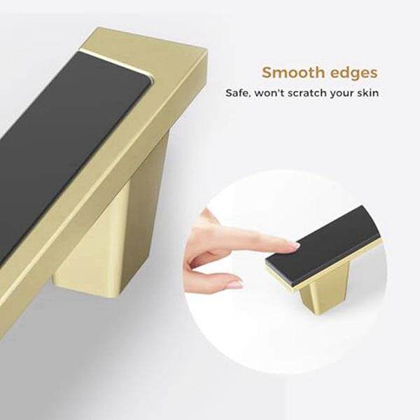 图片色 材质:锌合金 橱柜衣柜门二合一抽屉酒柜拉手 家具五金把手