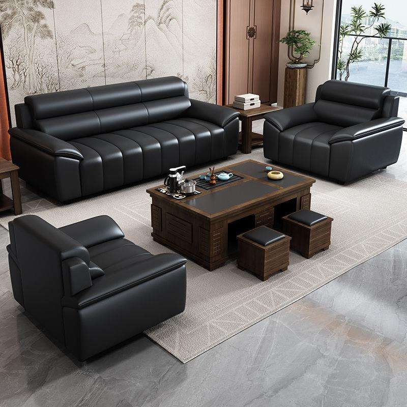 办公室沙发茶几接待办公沙发商务组合套装休闲现代洽谈区会客