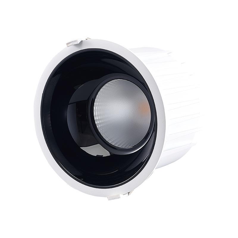 深防眩筒灯窄边嵌入式led筒灯10w 20w 30w 40w 50w天花灯无主灯