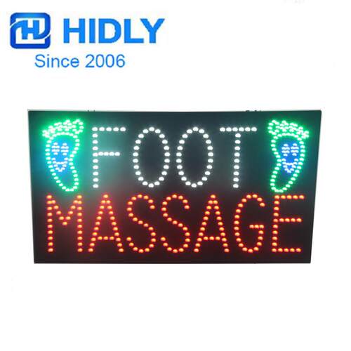 LED广告招牌发光字电子招牌可来图制作Foot Massage
