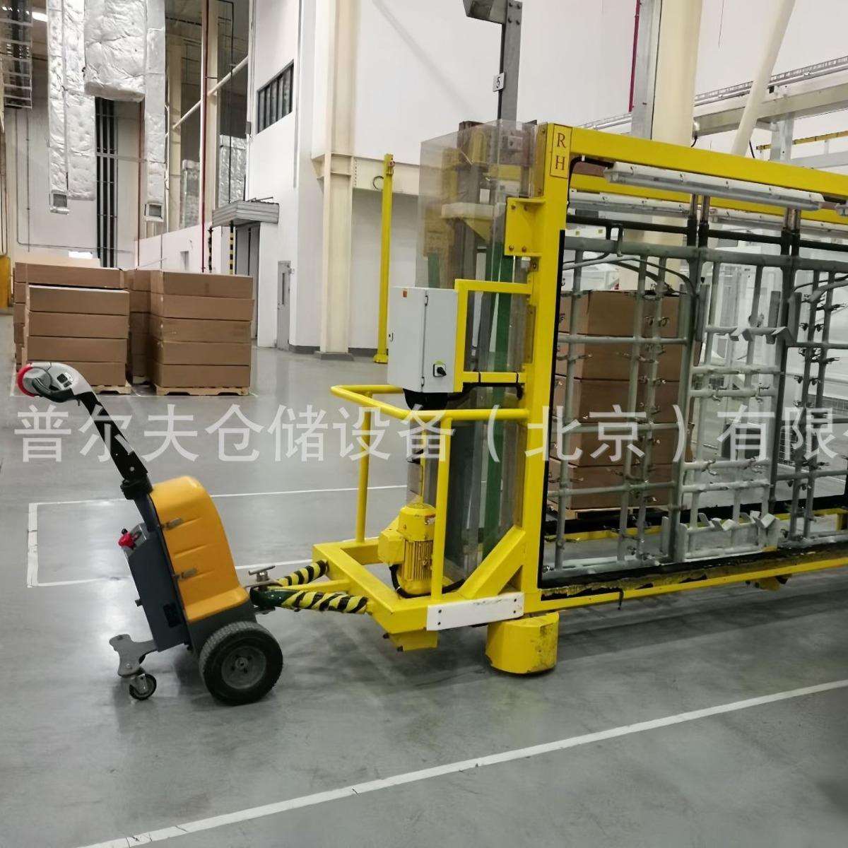 1吨1.5吨小型步行式手拉式电动牵引车拖车拖头行李运输拖钩车