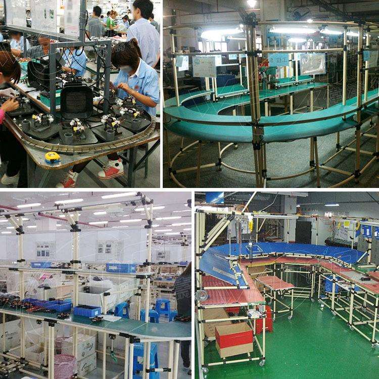 精益管柔性生产线U型生产线CELL线线棒工作台精益管CELL组装线