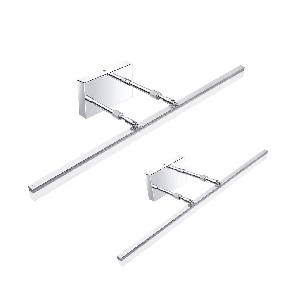 Worbest现代简约18/24/36寸可伸缩LED卧室浴室镜前灯IP44室内灯具